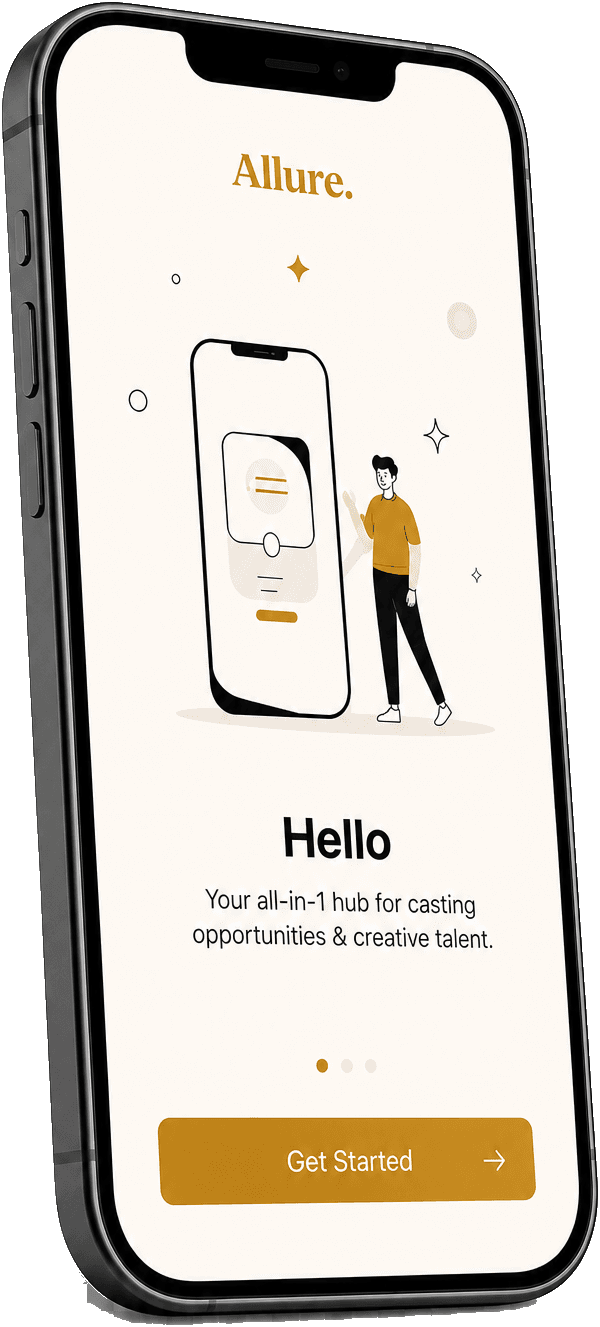 Allure mobile app on a smartphone